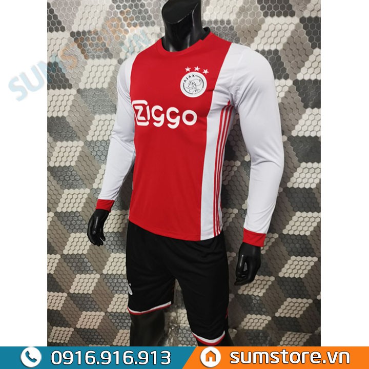 Áo Bóng Đá Mới Nhất 2019 - CLB Ajax Amsterdam dài tay