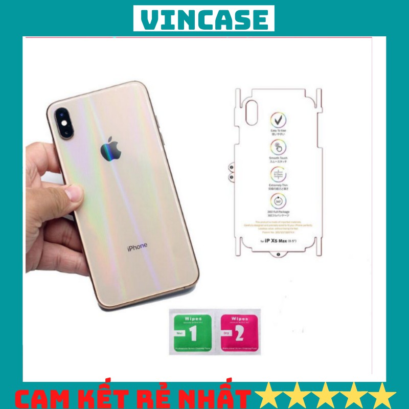 Miếng dán PPF cầu vồng 7 màu - tặng phụ kiện 6/6s/6plus/7/8/7plus/8plus/x/xs/xs max/11/11promax - VinCase