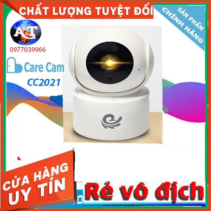 [CARECAM] có cổng mạng lan Camera wifi Carecam CC2021 2.0MPx CARE CAM Full HD 1080p mới 2021 bảo hành 12 tháng, CC2021