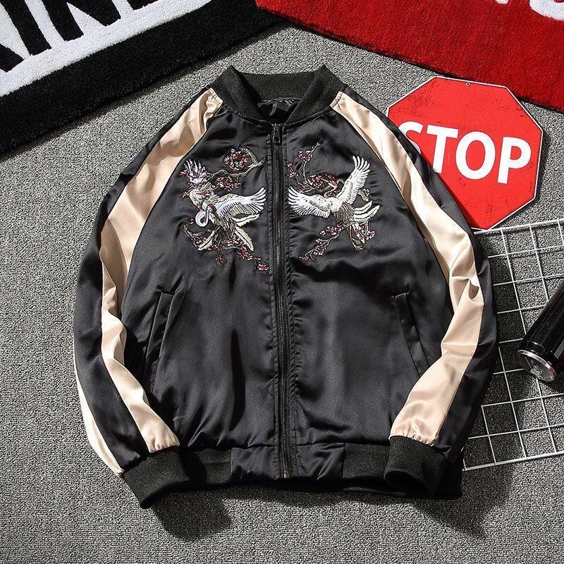 Áo Khoác Bóng Chày Mỏng Thêu Hình Rồng Thời Trang Cho Nam Và Nữ Gre