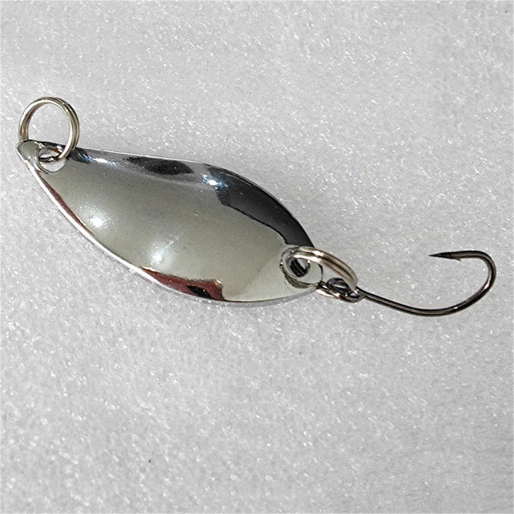 Mồi Câu Cá Giả Bằng Kim Loại Cứng 2.5g / 3.5g / 5g Có Móc Kim Loại