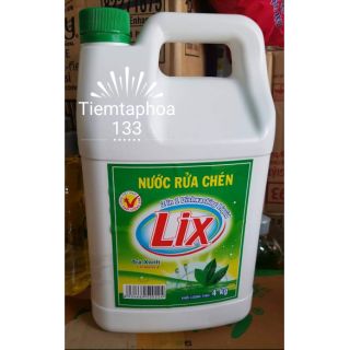 Nước rửa chén bát Lix trà xanh 4kg