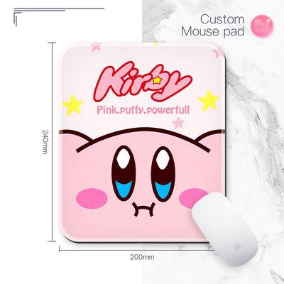 Miếng di chuột in hình KIRBY anime chibi miếng kê chuột miếng lót chuột dễ thương tiện lợi