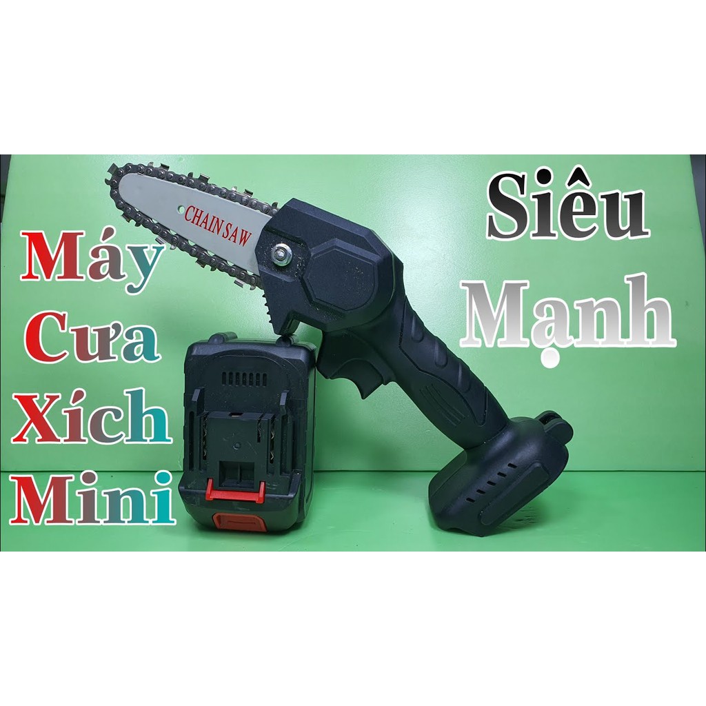 CƯA XÍCH CẦM TAY MINI FUTA vs NKG BẰNG PIN 26V (tặng 2 PIN ) Tiện ích làm vườn, hiệu quả công việc