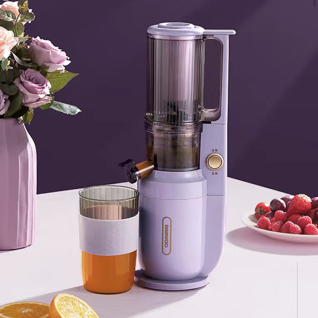 Máy ép hoa quả trái cây chậm DAEWOO bản nâng cấp cổ to bảo hành 12 tháng