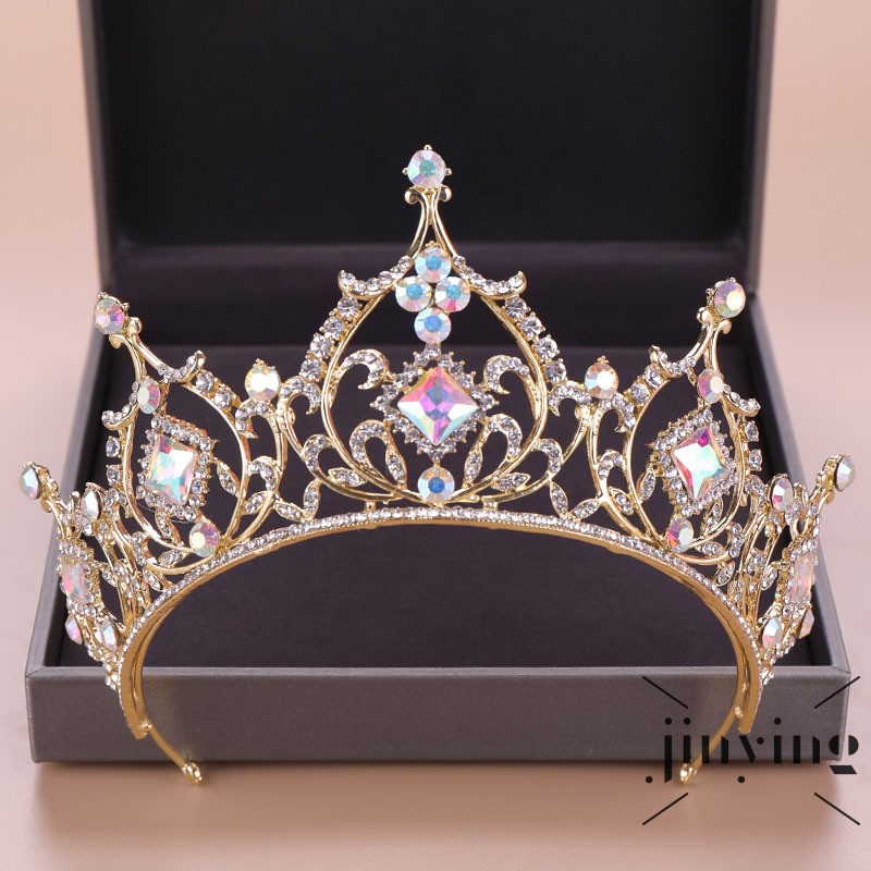 GETNOIVAS Vương miện đính đá thời trang nữ tính