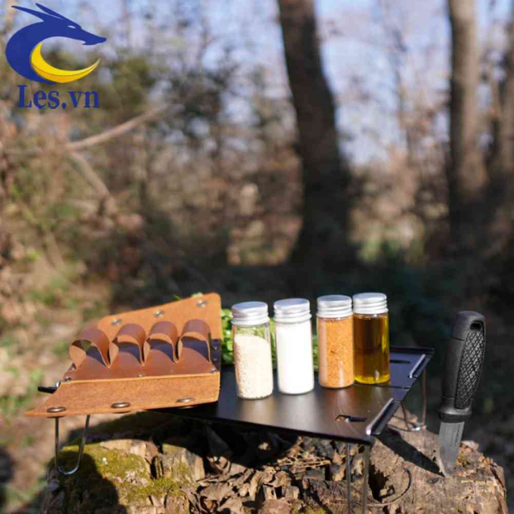 Bộ 4 Hũ Đựng Gia Vị 20ml Tiện Lợi Cho Hoạt Động Ngoài Trời