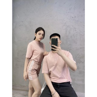 (HÀNG XUẤT XỊN) Áo thun das hồng phấn 1580 OVERSIZE PASTEL