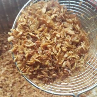 Hộp 500g hành ta phi thơm vàng giòn