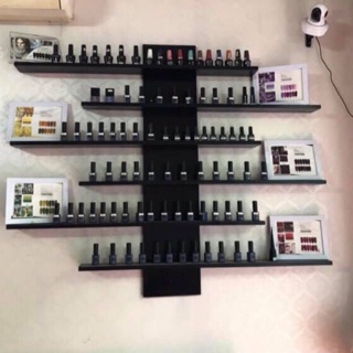 Kệ treo tường Nail hình xương cá, để sơn móng tay