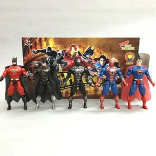 Đồ chơi 5 anh em siêu nhân anh hùng avenger có đèn siêu đẹp, có các khớp