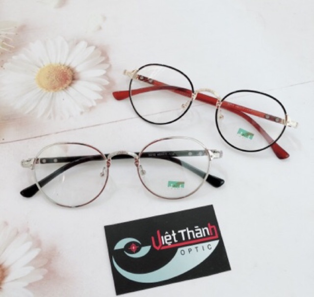 Gọng kính cận tròn loại size nhỏ hàng tốt kính vintage 2021 nhận làm cận viễn loạn G3310