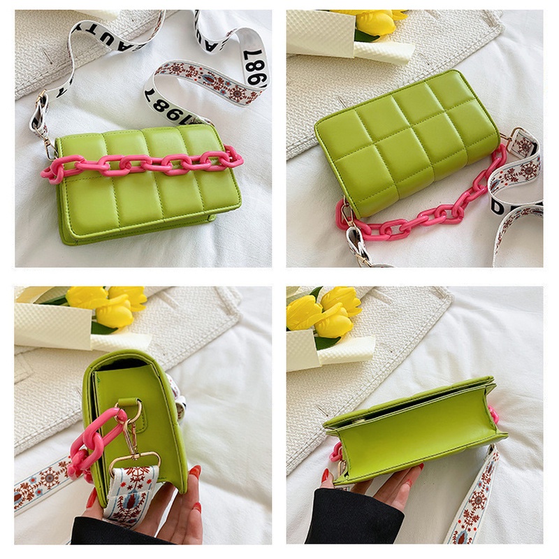 Túi Vuông Đeo Chéo Vai Có Dây Đeo Sợi Xích NB00188