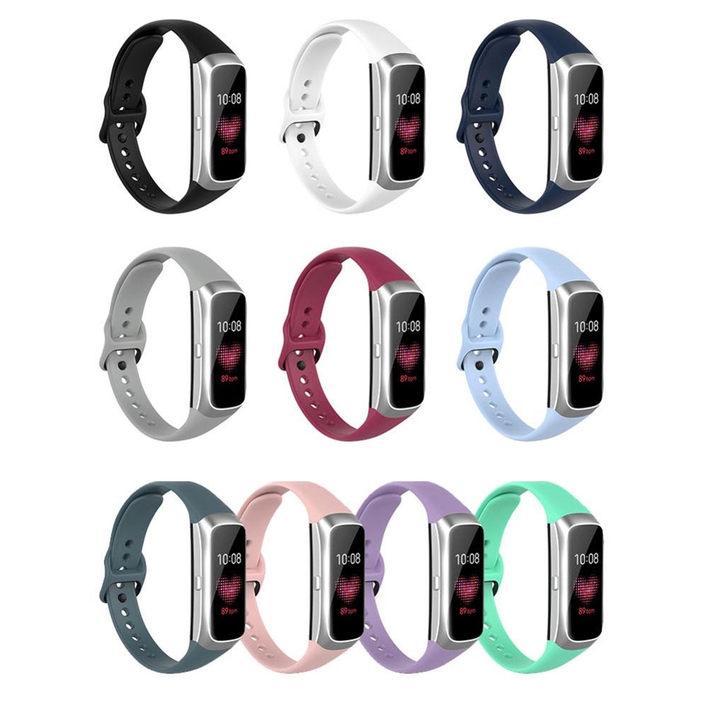 Dây đeo thay thế bằng silicon phong cách thể thao thoải mái cho Samsung Galaxy Fit SM-R370