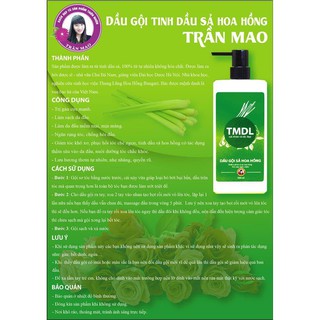 DẦU GỘI TINH DẦU SẢ HOA HỒNG TRẦN MAO
