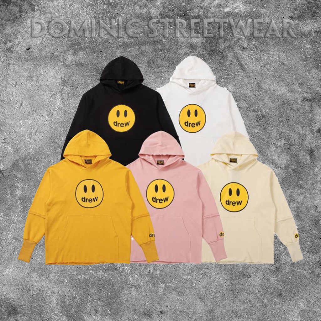 Áo Hoodie - Drew House - Mascot Deconstructed Justin Bieber