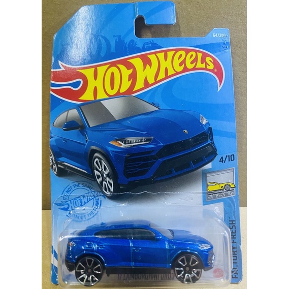 Hotwheels Xe mô hình Lamborghini Urus xanh