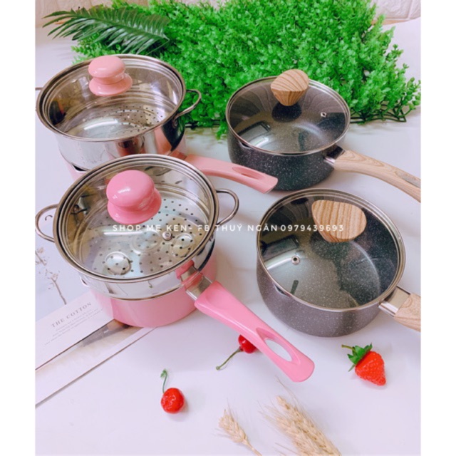 [HÀNG CÓ SẴN] Bộ nồi kèm hấp cho bé ăn dặm
