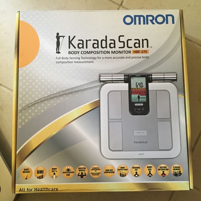 Máy Đo Thành Phần Cơ Thể & Lượng Mỡ OMRON HBF-375 - Dùng 8 Cảm Biến Để Đo Toàn Bộ Cơ Thể Bảo Hành Chính Hãng 2 Năm