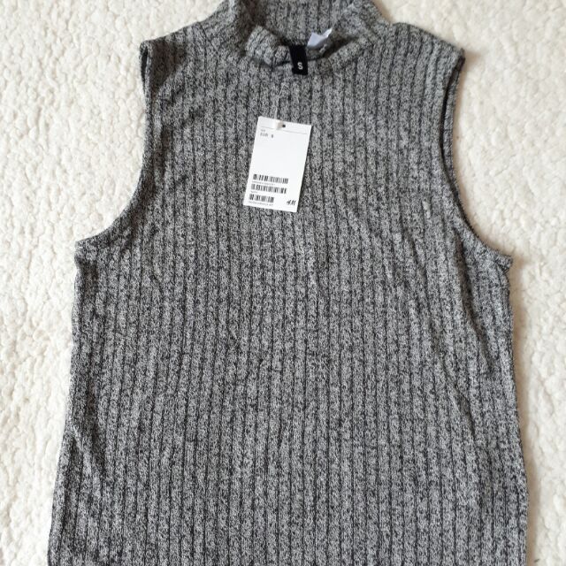 Áo len sát nách cổ 3p H&M