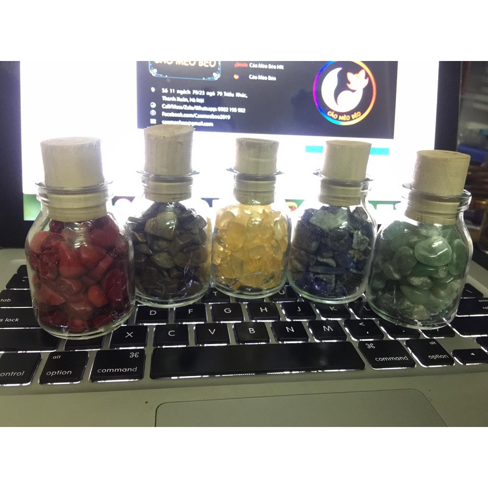 LỌ ĐÁ VỤN NGŨ SẮC - KIM - MỘC - THỦY - HỎA - THỔ | BigBuy360 - bigbuy360.vn