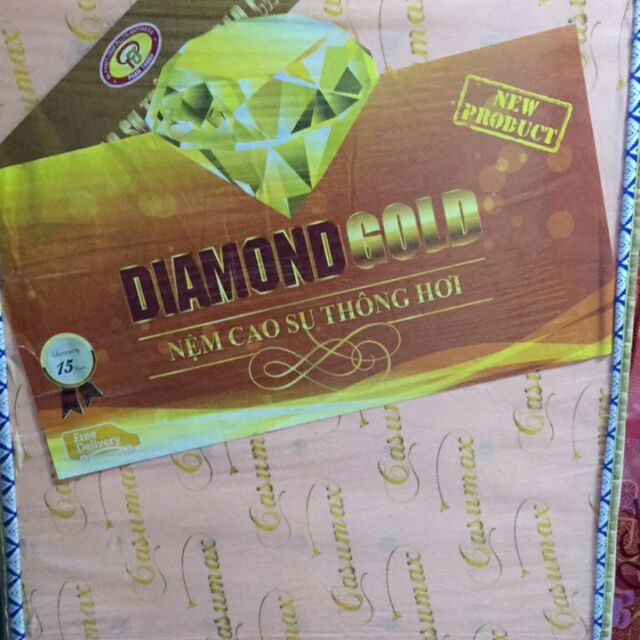 NỆM CAO SU NHÂN TẠO KIM CƯƠNG DIAMOND GOLD 10 phân