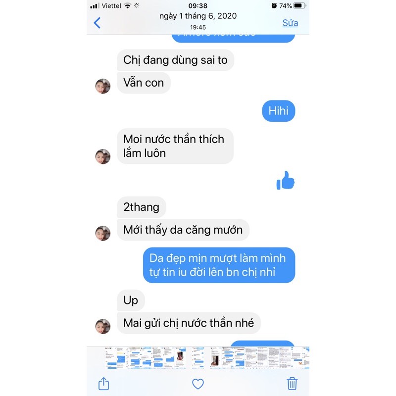 Combo 10 gói 1ml tinh chất nước thần Sum hoàng kim nước thần trẻ hoá da Su:m losec summa