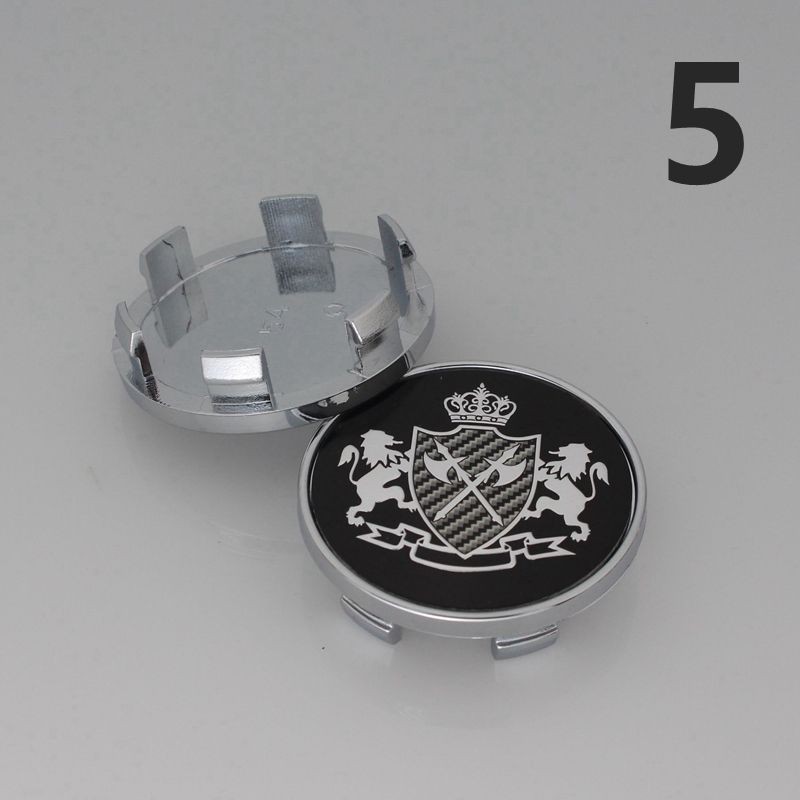 Set 4 nắp chụp mâm bánh xe ô tô cỡ 54/49mm trang trí xe ô tô tiện dụng