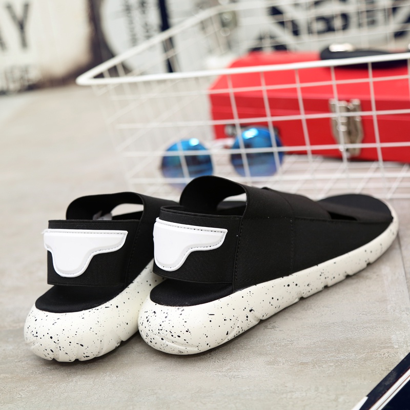 Giày Sandal Đế Phẳng Vải Bạt Phong Cách Harajuku Hàn Quốc Thời Trang Mùa Hè Dành Cho Nam Và Nữ Y3