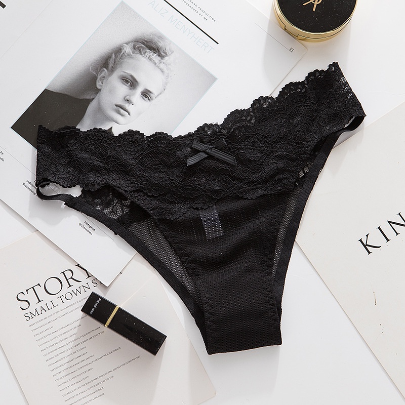 Quần lót ren nữ cao cấp thiết kế dáng V Sexy eo hông khoét sâu gợi cảm NuciFera