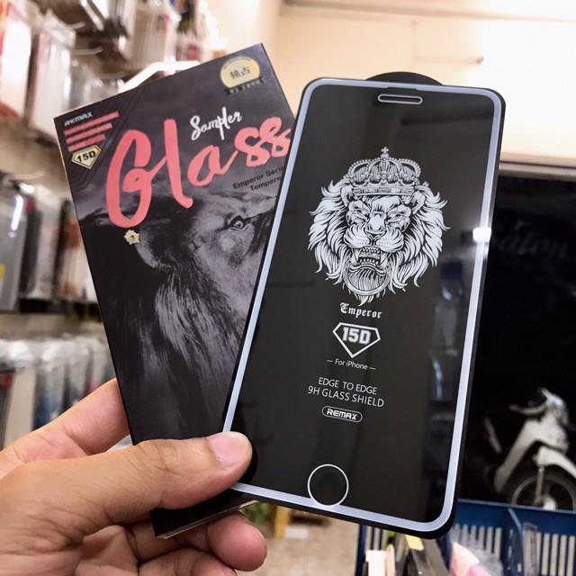 Kính cường lực Full màn hình 15D cho iPhone 6 / 7 / 8 / 6plus / 7plus / 8plus / X / XS / XR / XS Max- chính hãng remax