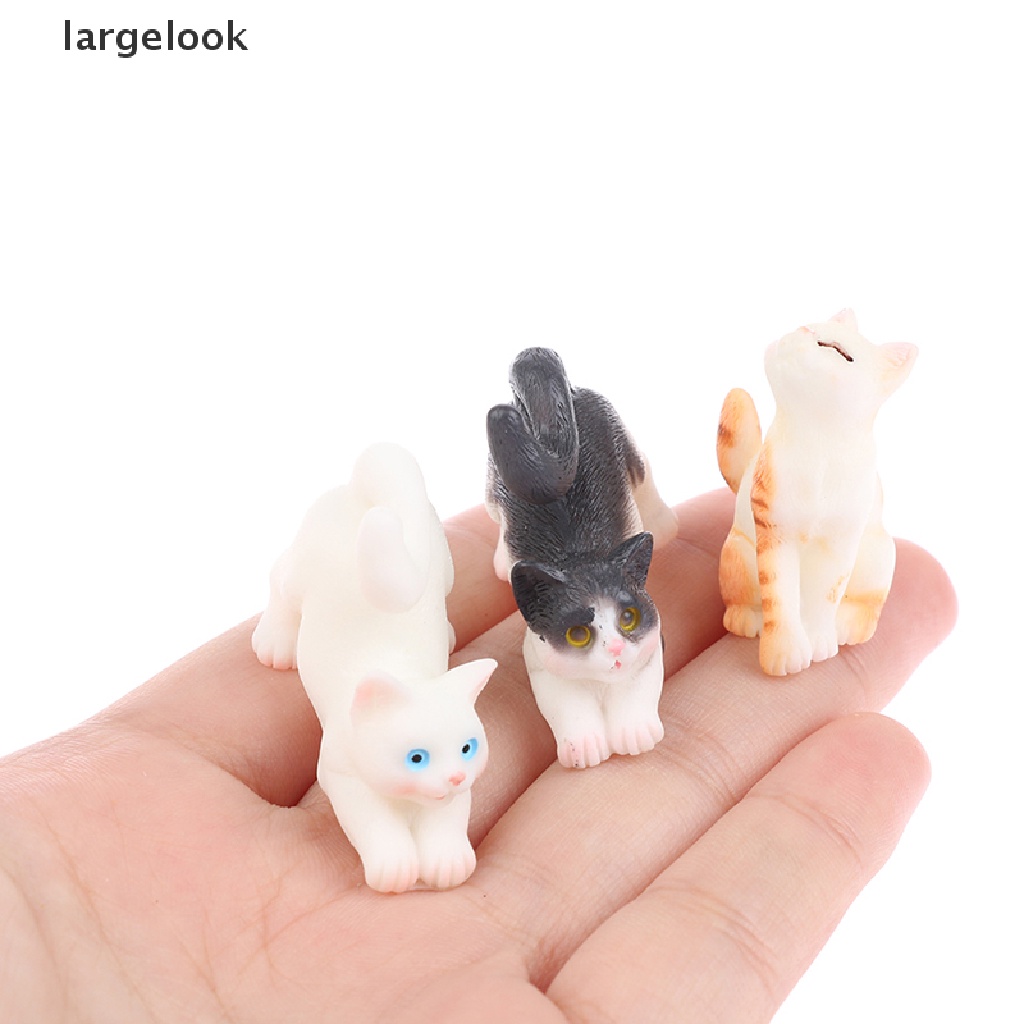 1 Mô Hình Mèo Con Dễ Thương Trang Trí Nhà Búp Bê ♨Nóng Bỏng