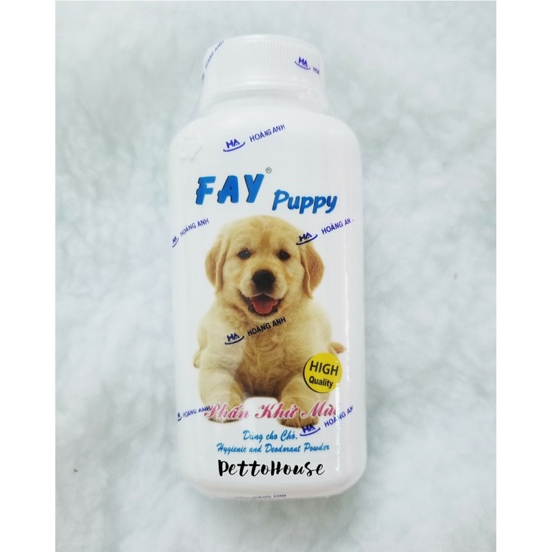 Phấn tắm khô cho chó mèo FAY 120g