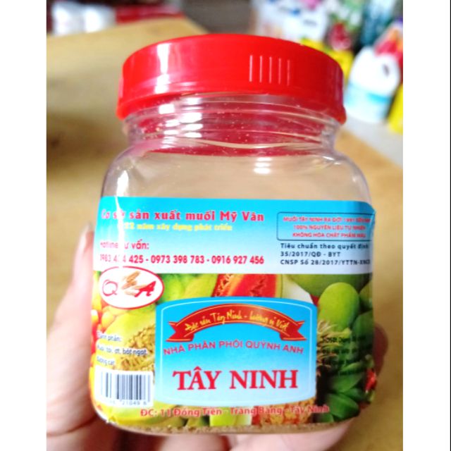 Muối tôm Tây Ninh.