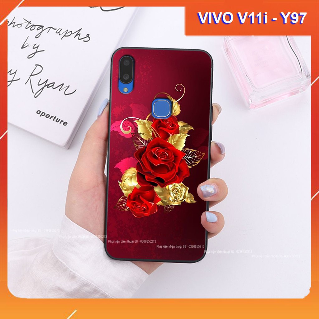 Ốp lưng Vivo V11i hình hình hoa, thiên nga, đẹp thời trang - CAO CẤP - SANG TRỌNG