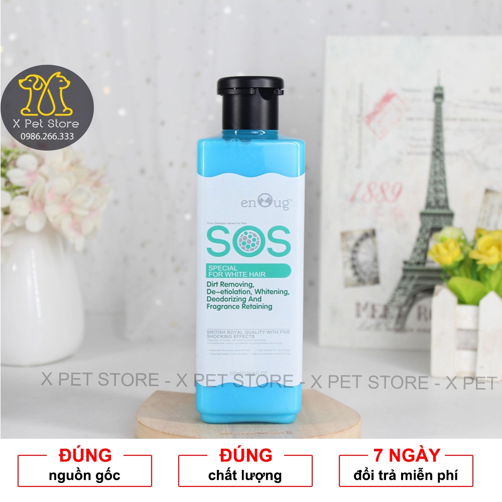 [Mã PET50 giảm 10% - tối đa 50K đơn 250K] Sữa Tắm Cho Chó Mèo SOS, Chai 530ml