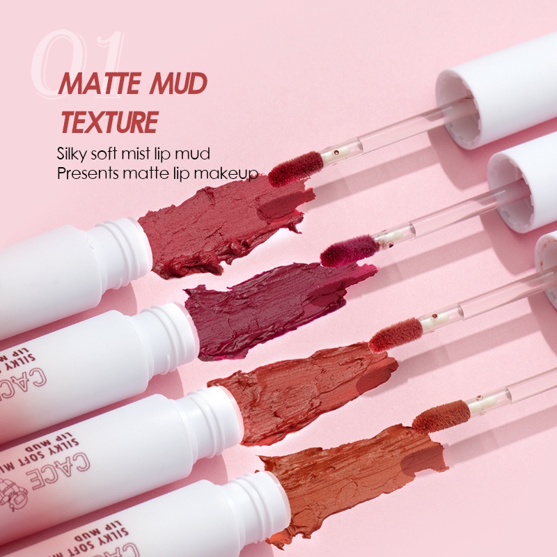 Son kem lì QIBEST mềm mượt trọng lượng nhẹ trang điểm lâu trôi 6 màu tùy chọn 3g | BigBuy360 - bigbuy360.vn