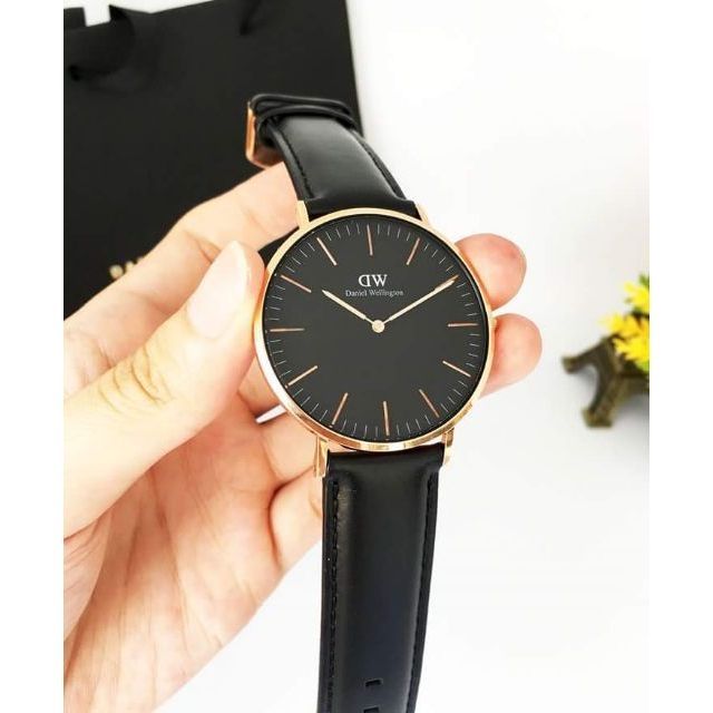 Đồng Hồ Nam DW Classic Black Sheffield Rose Gold Case40