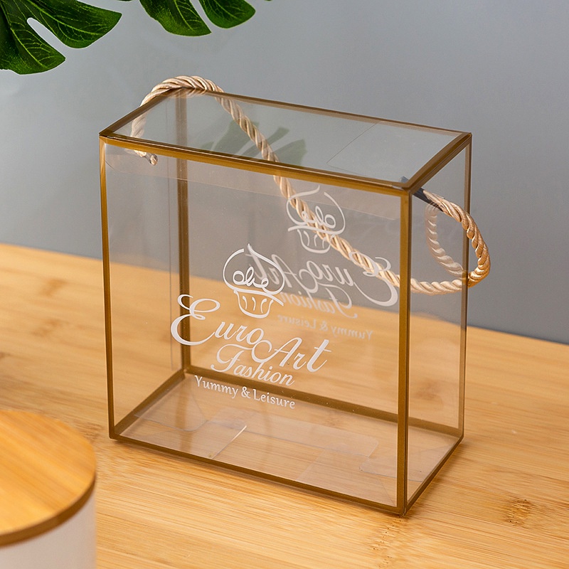 Hộp mica/Hộp nhựa PVC trong suốt quà tặng Valentine ngày lễ tình nhân 14/2 ngọt ngào,  lãng mạn, dễ thương