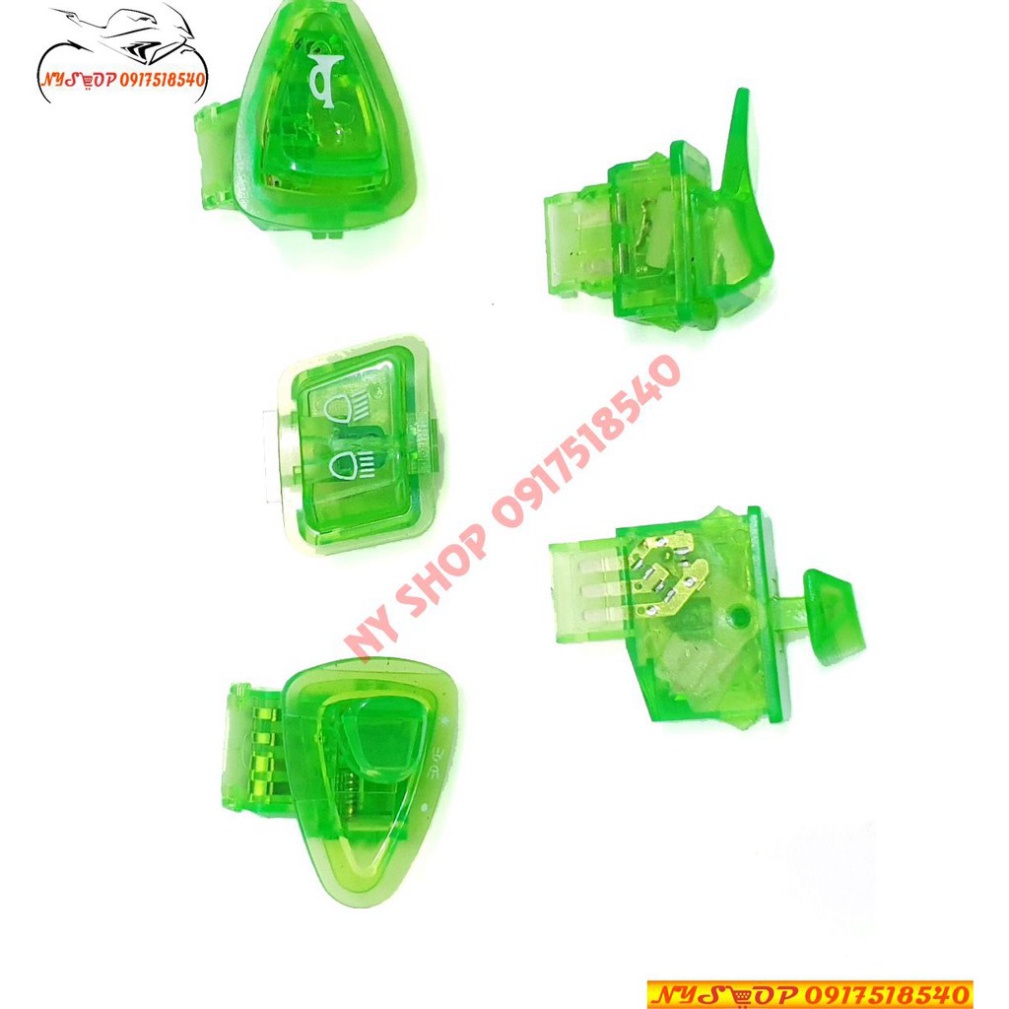 Công tắc màu 5 món cho xe ga SH 2012-2019/ AB/ lead/vision/wave A đời mới Ảnh thật Sp