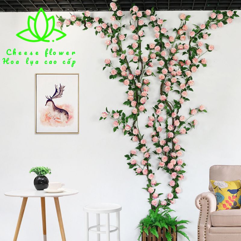 Dây trà mao lương trang trí nhà cửa , ban công _Dây hoa trang trí