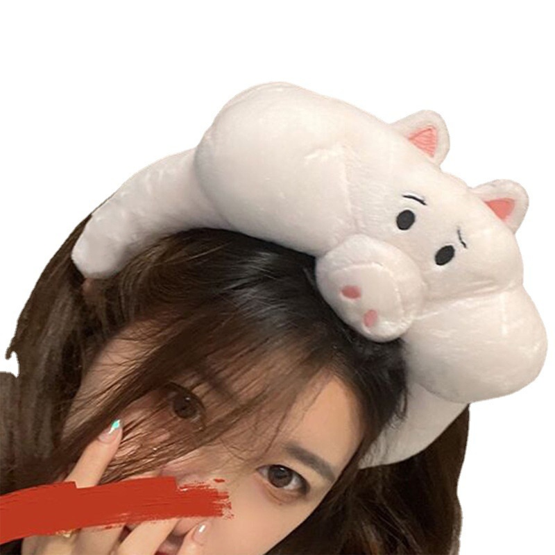 Băng Đô Hình Chú Heo Nhồi Bông Xinh Xắn Dành Cho Nữ
