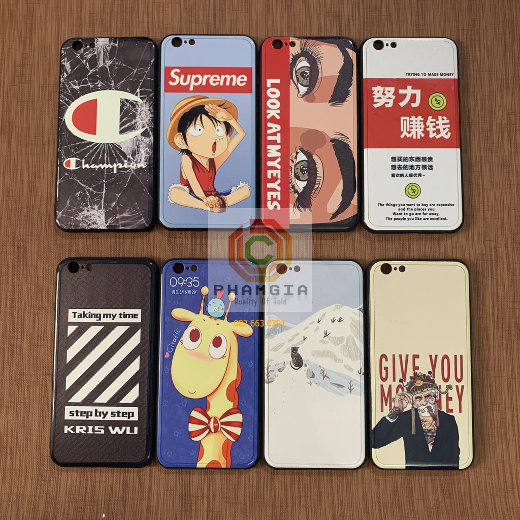 Ốp lưng iphone 6 plus (6+) in hình đẹp, viền dẻo đen silicon ( phần 5 )