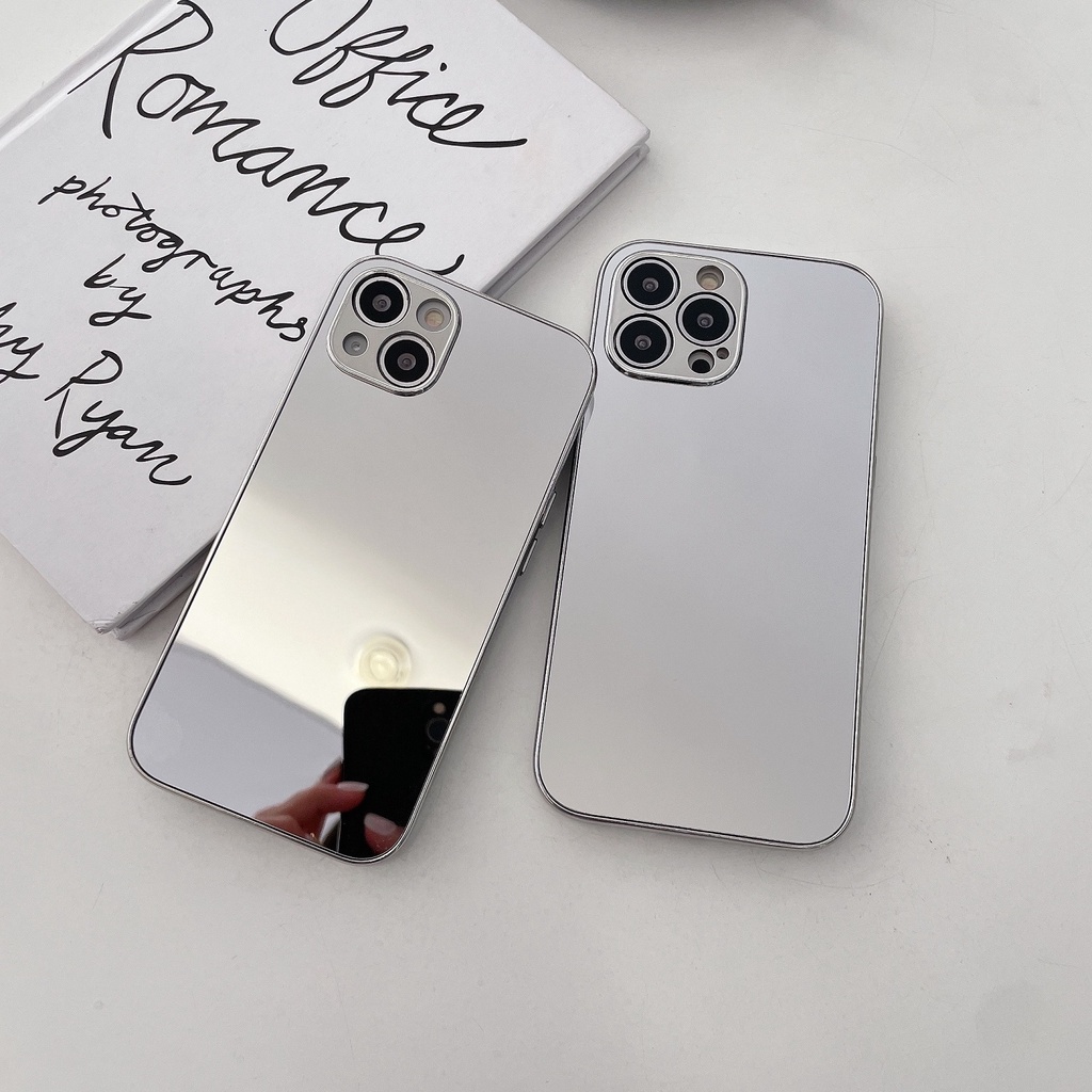 Ốp điện thoại Tráng Gương Cho IPhone 7 8 Plus X XR XS 11 12 13 14 Pro Max