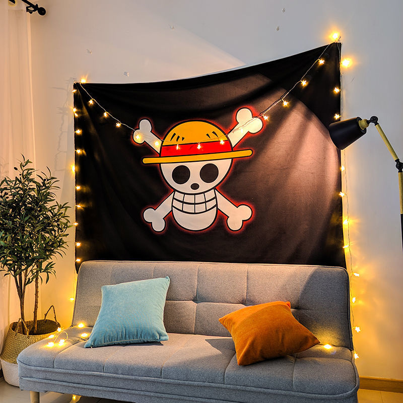 Tấm vải treo tường trang trí in hình nhân vật phim anime One Piece nhiều kiểu tùy chọn | BigBuy360 - bigbuy360.vn