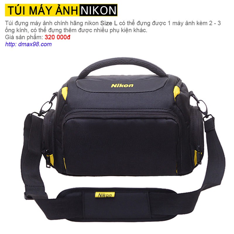 Túi đựng máy ảnh Nikon chính hãng size L