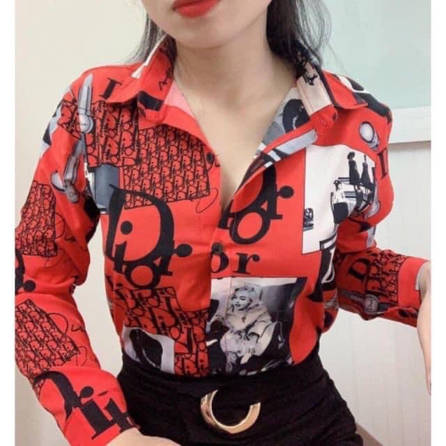 Áo sơ mi lụa hàng đẹp siêu hot