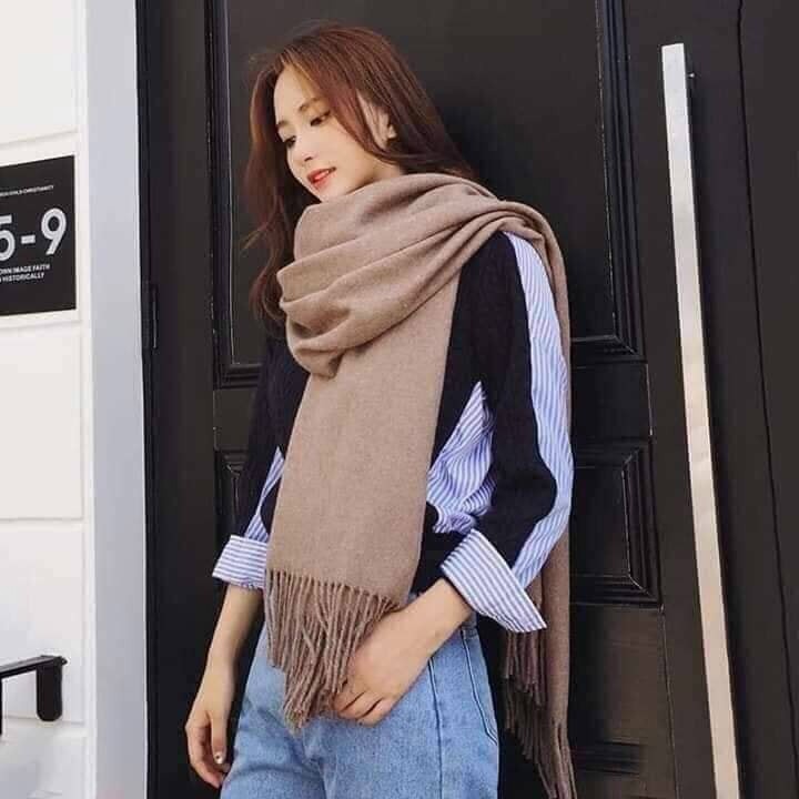 Khăn Choàng cổ nam nữ [Xả kho - LOẠI 1] Khăn quàng cổ mùa đông Cashmere thời trang cho nữ