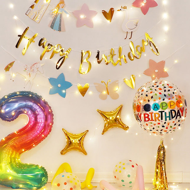 Bong Bóng Bay 4D 22 Inch Nhiều Màu Trang Trí Tiệc