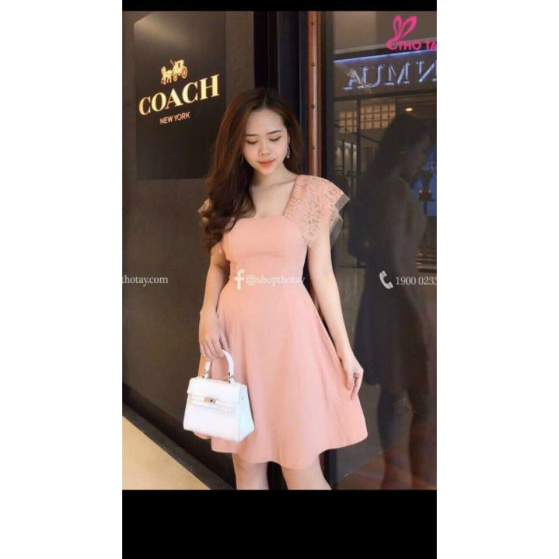 (GIẢM GIÁ)🏵ĐẦM TAY REN